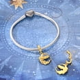thumbnail image 2 of Dije de Virgo Dorado de Aleación Bañado en Plata, 2 of 7