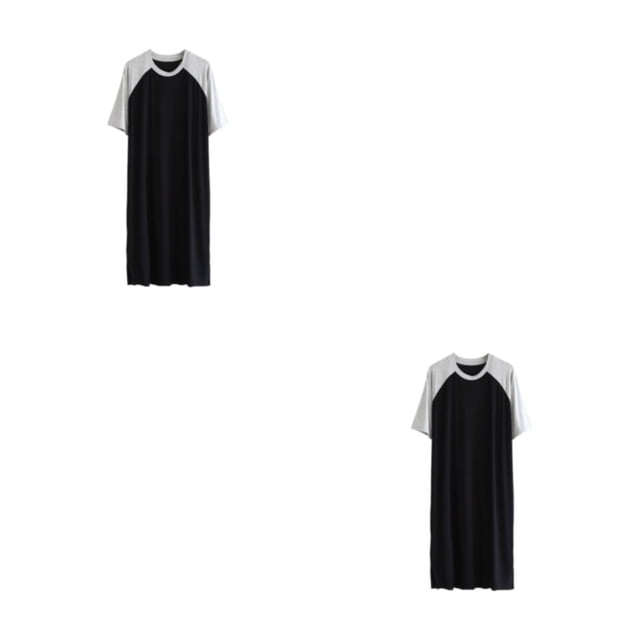 Sonducket Cómoda ropa de dormir para hombre, bata transpirable para descansar y dormir, albornoz para hombre, pijama para hombre, bata para Type16 NO16