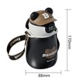 thumbnail image 3 of Frasco térmico de 450 ml Taza aislada linda para el gimnasio de la escuela de la oficina en el hogar (negro) Likrtyny Para Estrenar, 3 of 8