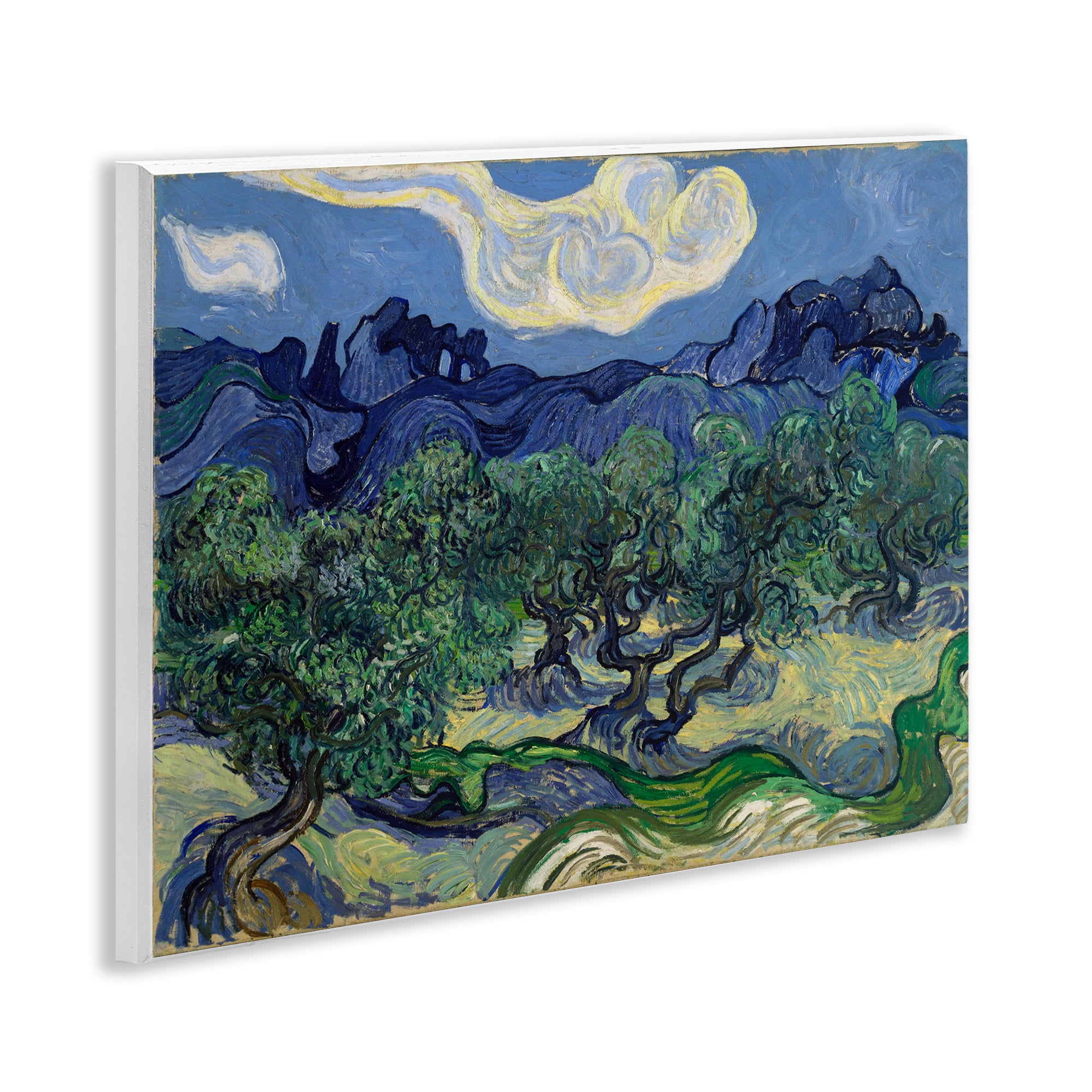 Stupell Industries Van Gogh Olive Trees Landscape Landscape & Nature Painting Unframed Art Print Wall Art, 14 x 11