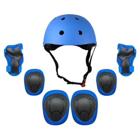 SUNSIOM Children Roller Skating Protective Gear Helmet Knee Pads Elbow Guard
