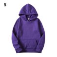 thumbnail image 1 of Sudadera con capucha Sudadera con capucha unisex de algodón Sudadera con capucha que absorbe el sudor Sudadera con capucha, Morado, S sidaley AP000776-05, 1 of 7