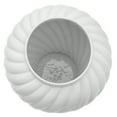 thumbnail image 6 of 24" White Swirling Ridges Temple Jar, 6 of 7