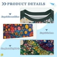 thumbnail image 2 of FORMRS Boys Rash Guard Short Sleeves Swim Shirt Quick Dry UPF 50+ Sun Protection, Sizes 3-12T, White Floral Garden, 2 of 6