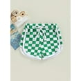 thumbnail image 3 of Hirigin Toddler Baby Boy Girl Summer Shorts Checkerboard Plaid Pants 6 12 18 Months 2T 3T Elastic Waist Drawstring Jogger Short Pants, 3 of 8