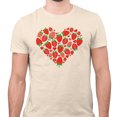 thumbnail image 2 of Strawberry Heart Shirt Unisex Medium Natural, 2 of 5