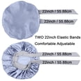 thumbnail image 5 of Satin Bonnet Silk For Hair Sleeping, Women Tie Bonnets Adjustable Night Cap Jumbo Size Comfortable Wide Band for Braids Curly Long Hair, 5 of 6
