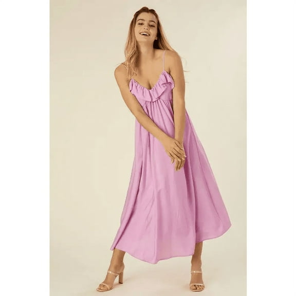 Maxi dress with ruffles