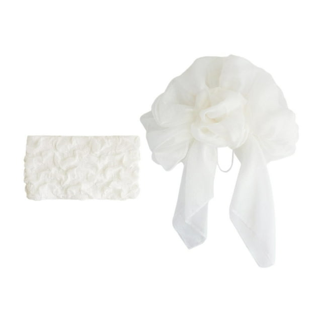 Cinturón Obi para Kimono, fácil de poner, accesorios para fotos para mujer, cinturón Yukata para presentaciones Blanco