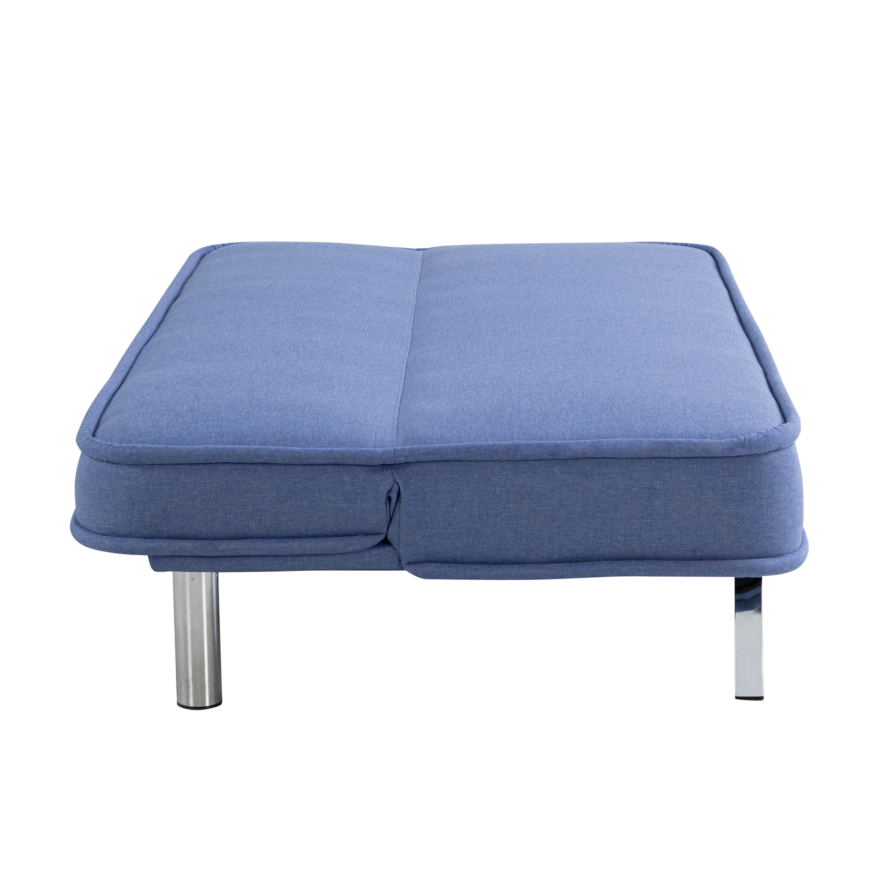 Serta Toronto Modern Convertible Sofa, Blue Woven Fabric