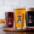 thumbnail image 4 of Happy 4th of July Patriotic Chinese Crested Marching Band Uniform Balloons Fireworks 16oz Pint Beer Glass Mug Dog Lover Beer Glasses Cup - 13009, 4 of 5