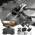thumbnail image 3 of Dron con cámara para adultos en liquidación, dron FPV con cámara doble 1080P, 2,4 G, WIFI, FPV, RC, cuadricóptero con modo sin cabeza, sígueme, retención de altitud, juguetes, regalos para, 3 of 6