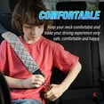 thumbnail image 5 of GoXteam 4 Pack Gray Seat Belt Cover Extra Long Seat Belt Pads for Car Seatbelt Protector Soft Comfort Safe Belt Shoulder Strap Covers Harness Pads Helps Protect Your Neck and Shoulder, 5 of 7