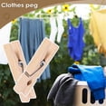 thumbnail image 2 of Clothespin Bag, Semi-Closed Canvas Storage Hanger Hanging Organizer Laundry, 2 of 4