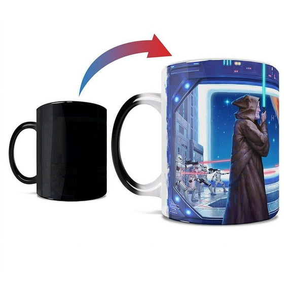 Star Wars (Obi Wans Final Battle) Morphing Mugs® Heat-Sensitive Mug