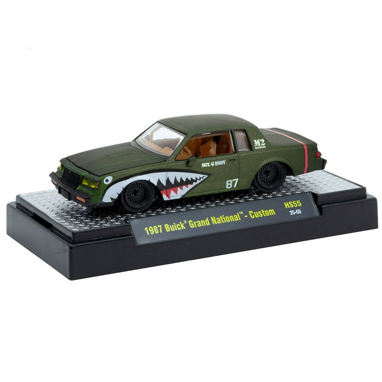 1987 Buick Grand National Custom Green Metallic with Shark Mouth