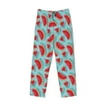thumbnail image 4 of Goofa Watermelon Printed Soft Pajama Pants for Men, Wide Leg Comfy Casual Lounge Yoga Pants-XX-Large, 4 of 9