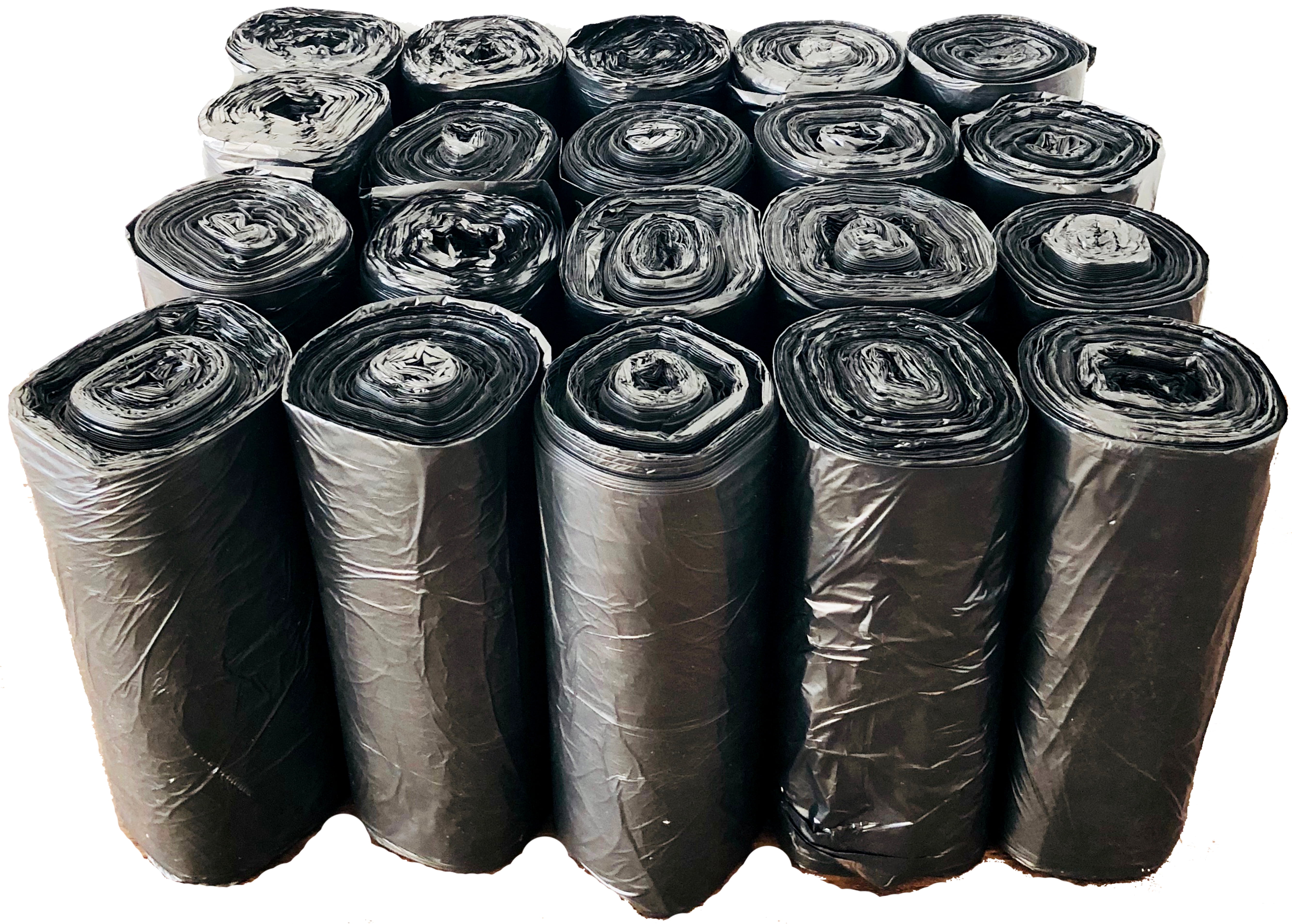 Trash Bags 13 Gallon Tall Kitchen Garbage Bags, Inwaysin Recycle Bags,  Biodegradable Black Trash Bags, 75ct