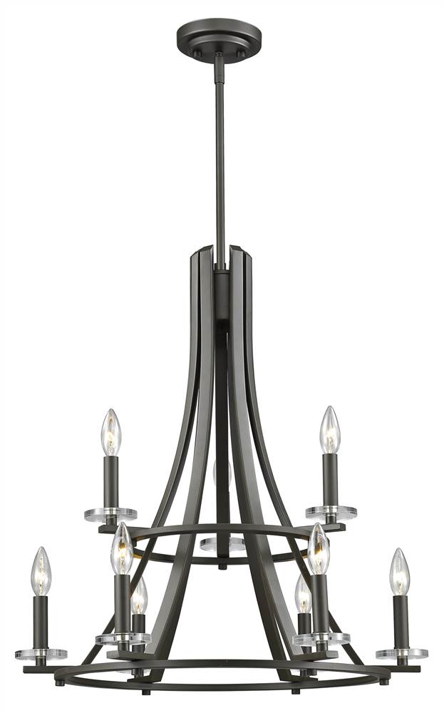 9 Light Urban Chandelier