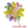 thumbnail image 3 of 12Pcs Easter Hanging Eggs, Colorful Plastic Easter Eggs Easter Hanging Ornaments Easter Decoration, Random Style, 3 of 6