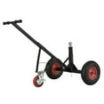thumbnail image 6 of Heavy Duty Trailer Dolly, 800LB Capacity Tri-Wheel Trailer Mover with 2" Hitch Ball, Adjustable Height 18"-25", for RV, Boat, Farming Equipment, 6 of 9