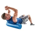 Rouleau De Massage En Mousse POWRX – 31 Cm, Bleu – Pilates, Yoga, Auto-massage Myofascial – Avec Affiche D’entraînement PDF