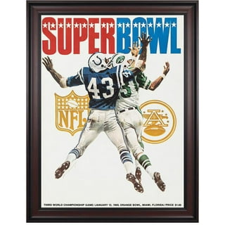 Lids Fanatics Authentic 1998 Broncos vs. Packers Framed 36 x 48 Canvas Super  Bowl XXXII Program