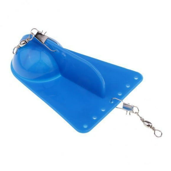 LOVIVER 5xABS Plastic Adjustable Weight Sea Fishing Trolling Diving Board Blue 5 Pcs