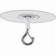 thumbnail image 1 of 2 Self-adhesive Ceiling Hooks, Self-adhesive Hooks Wall Ceiling, Self-adhesive, 1 of 5