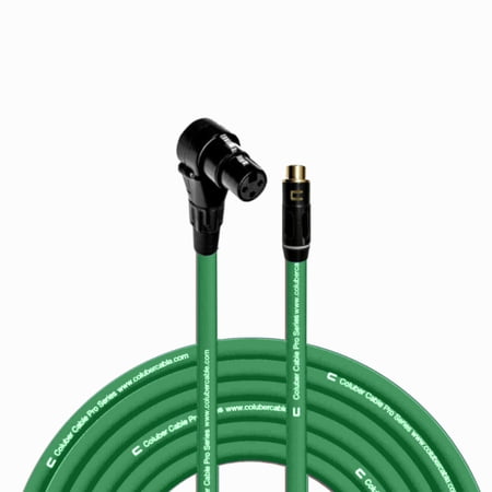 Coluber Cable Right Angle XLR Female - RCA Female 3-Pin Microphone Connector