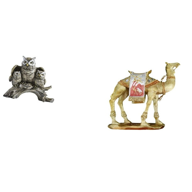 Figuras de búho,Figuras de búho,animales artificiales,artesanías,decoración del hogar,Figura en miniatura de búho moderna para dormitorio,Figura de escritorio,Figura de camello,decoración