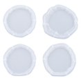 thumbnail image 3 of 4 piezas de fundición de resina de posavasos, manualidades de de silicona DIY, bandeja de almohadilla de para hacer posavasos para Pequeño Redondo perfecl Fabricación de silicona de posavasos, 3 of 7