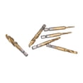 thumbnail image 4 of High Speed Steel Taps Bits, Combination Drill Tap Bit Standard Sizes Wear Resistance M3-M10 With 1/4in Hex Shank For Drilling Tapping Machine, 4 of 8