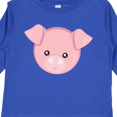thumbnail image 4 of Inktastic Cute Pig, Little Pig, Piggy, Pink Pig Boys or Girls Long Sleeve Toddler T-Shirt, 4 of 5