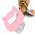 thumbnail image 3 of Hair SheddingComb Cat Grooming Tool, Shell Shape Comb, Shell Shape Remove Floating Hair For Cats Dogs Pink, 3 of 8