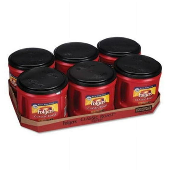 Folgers FOL20421CT 30.5 oz Canister Coffee - Classic Roast, Ground