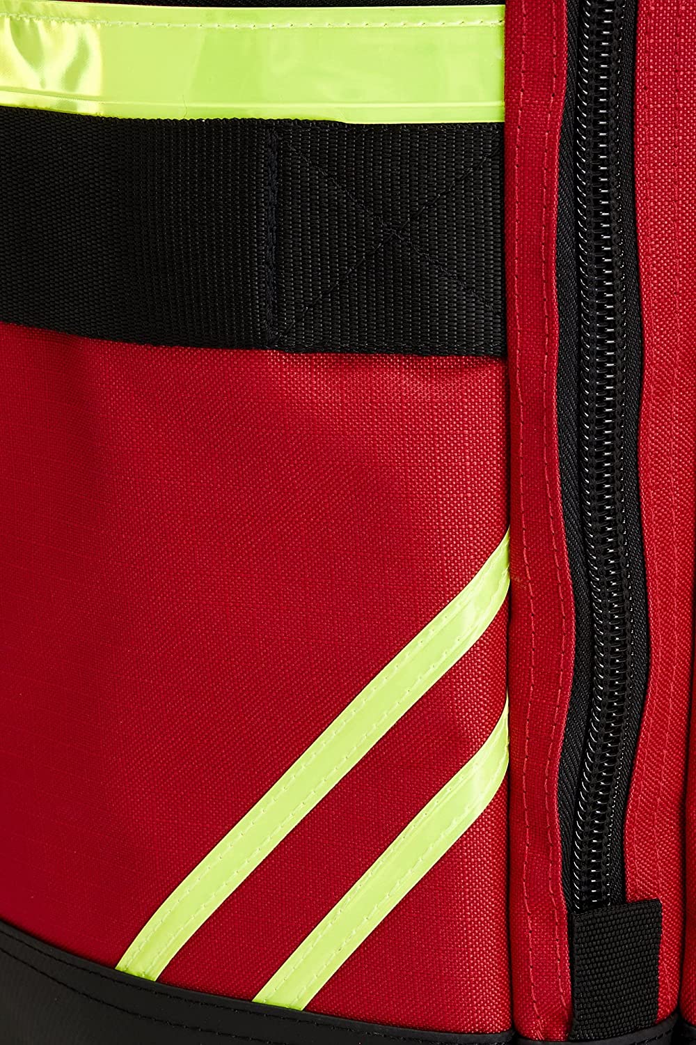 LINE2design Wheeled Firefighter  Jumbo Turnout Gear Bag, Red, 1 Pack