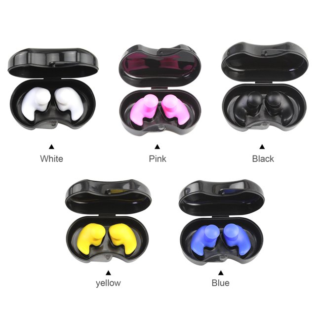 Bouchons d'Oreilles de Natation Étanches Réutilisables en Silicone Bouchons d'Oreilles de Natation pour Adultes Bouchons d'Oreilles de Natation pour la Douche, le Bain, le Surf, la Plongée en Apnée