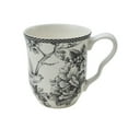 thumbnail image 6 of 222 Fifth Adelaide Round 16-Piece Porcelain Dinnerware Set, Black Toile, Dishwasher-Safe, 6 of 8