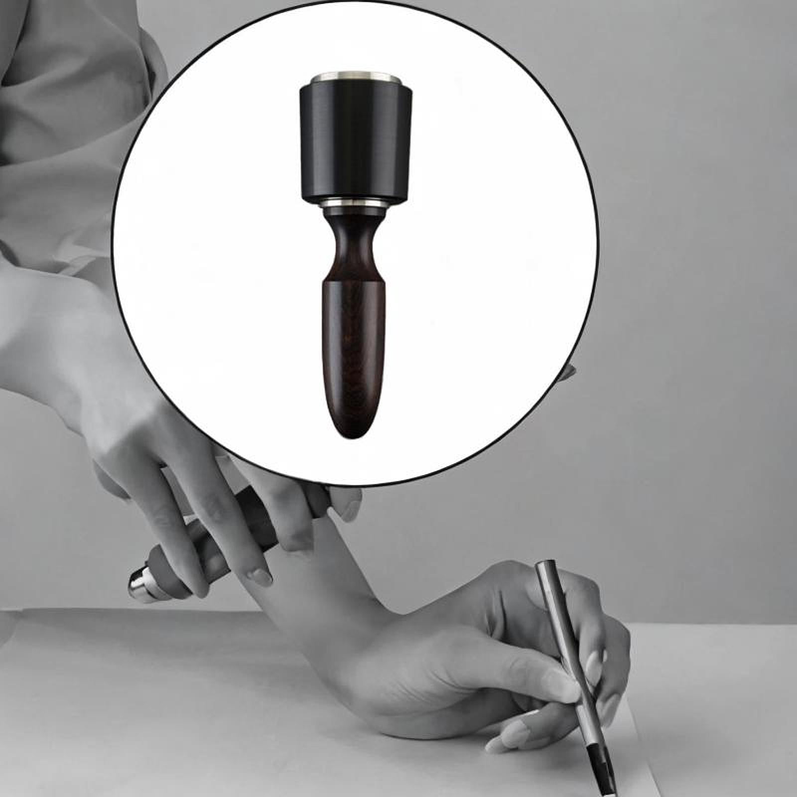 Sharprepublic Leather Carving Hammer Leather Mallet for Leatherworking Engraving Accessory Short Black