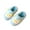 Blue, variant on Kids Cartoon Bird Penguin Coral Velvet Soft Non Slip Slippers Home Warm Shoes