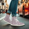 thumbnail image 3 of FUIALDOLG Womens Sneakers High Top Walking Shoes Cozy Ankle Bootie with Laces, 3 of 7