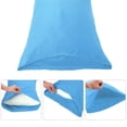 thumbnail image 2 of Unique Bargains 300TC Cotton Body Pillow Cover Case Blue 21" x 55", 2 of 7