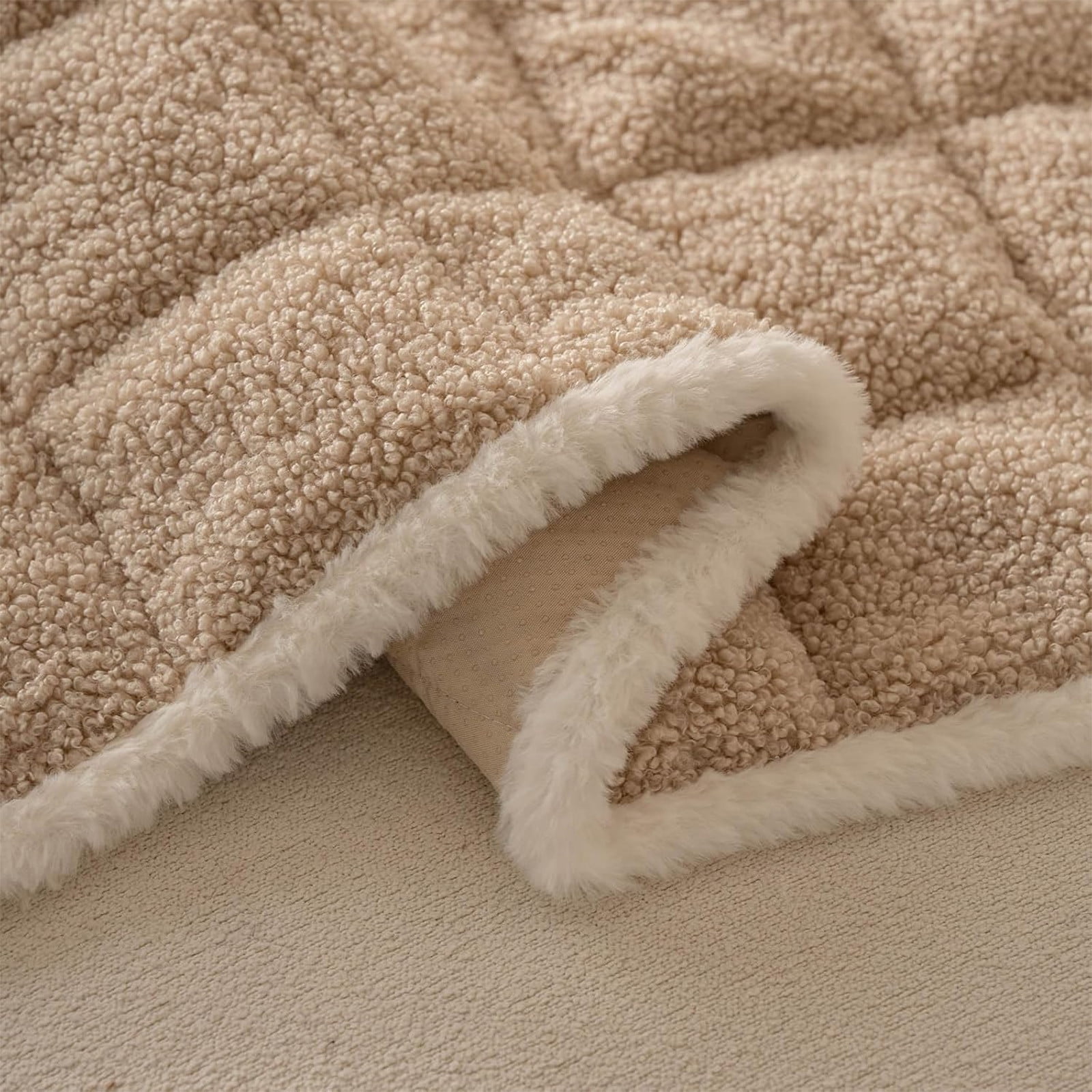 Sofa Seat Cushion,Thick Plush Sofa Cushion Soft Non Slip Fixed Seat Pad Straight Line Design For Autumn Winter Sofa Decoration Living Room Couch And Home Daily Use