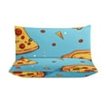 thumbnail image 4 of Fun Pizza Bedding Set with Zipper Closure for Girls & Boys, 4 of 6