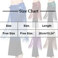 thumbnail image 3 of Byworldtasic Womens Skirts Women’s Sequin Flapper Skirt Belly Dance Tassel Hip Scarf Shiny Performance Skirt, 3 of 7