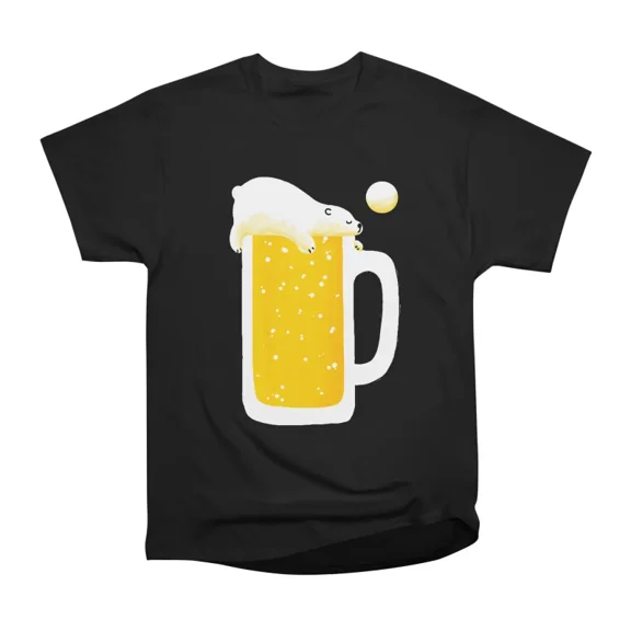 Beer Bear T-Shirt Tee Gift For Him Merch For Her Apparel For Friend