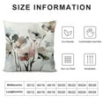 thumbnail image 5 of ARISTURING Flower Throw Pillow Covers Beige Flowers Pillow Cushion Cases, Modern Blossom Pillowcases, Decorative Pillow Cover for Sofa Couch Bedroom Living Room, 5 of 5