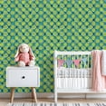 thumbnail image 3 of Peel and Stick Wallpaper 23.6in x 9.8ft Seamless Kiwi Fruit Slice Green Teal Abstract Contact Paper Vinyl Waterproof Self Adhesive Wall Paper for Bedroom Shelf Cabinet Renter Friendly, 3 of 8