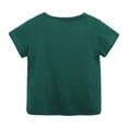 thumbnail image 3 of Godderr Toddler Boy Girls Tees, Baby Crew Neck T-Shirt Kids Short Sleeve Solid Color for 12m-8y, 3 of 4